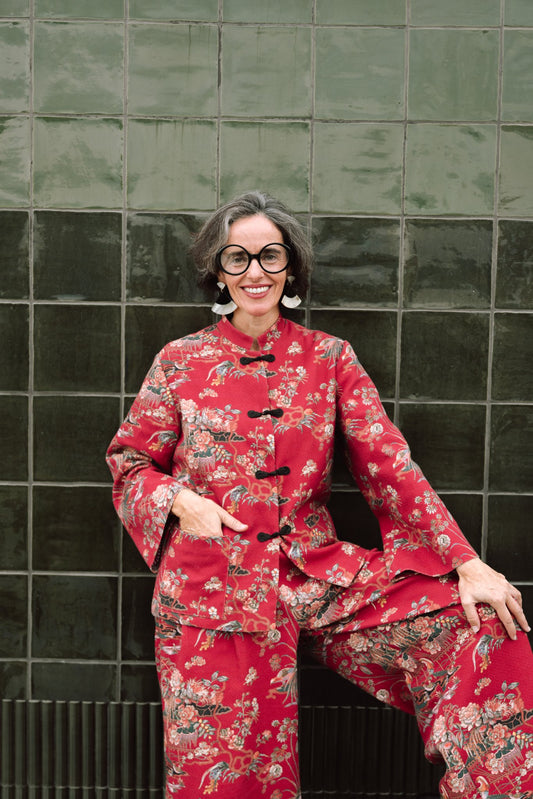 Sacred Pheasants Japanese Blazer