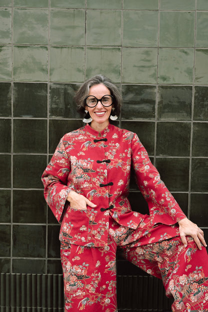 Sacred Pheasants Japanese Blazer